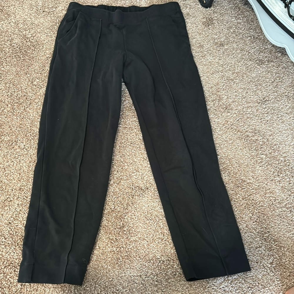 J. Crew black pintuck pants size medium